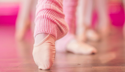 Chaussons de danse demi pointes